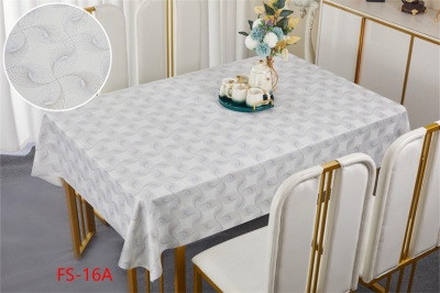 137cm Vinyl PVC tablecloth table over