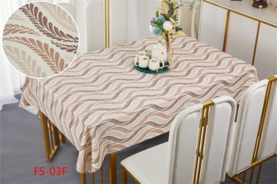 137cm Vinyl PVC tablecloth table over