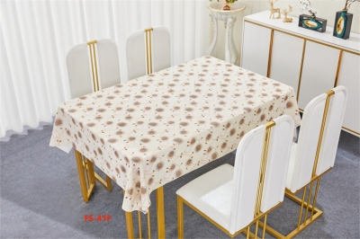 137cm Vinyl PVC tablecloth table over