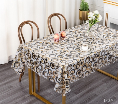 PVC laser tablecloth table cloth