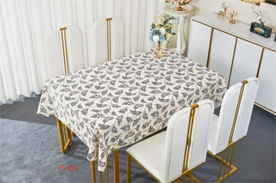 137cm Vinyl PVC tablecloth table over