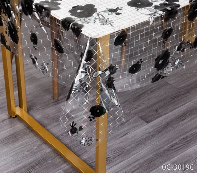 PVC laser tablecloth table cloth