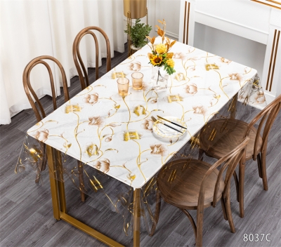 PVC laser tablecloth table c...