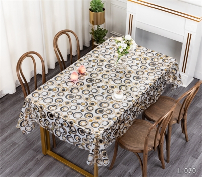 PVC laser tablecloth table c...