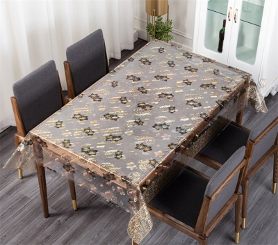 PVC laser tablecloth table cloth