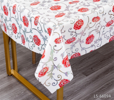 PVC laser tablecloth table cloth