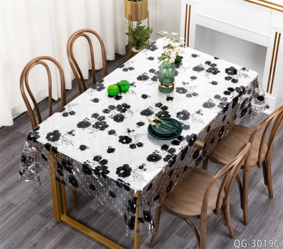 PVC laser tablecloth table cloth