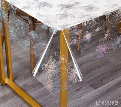 PVC laser tablecloth table cloth