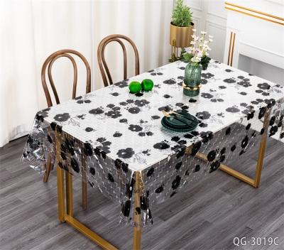 PVC laser tablecloth table cloth