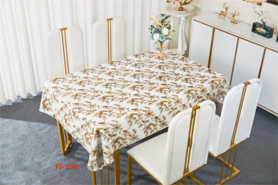 137cm Vinyl PVC tablecloth table over