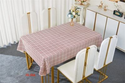 PVC/Vinyl tablecloth table over table cloths