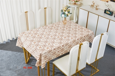 PVC/Vinyl tablecloth table over table cloths